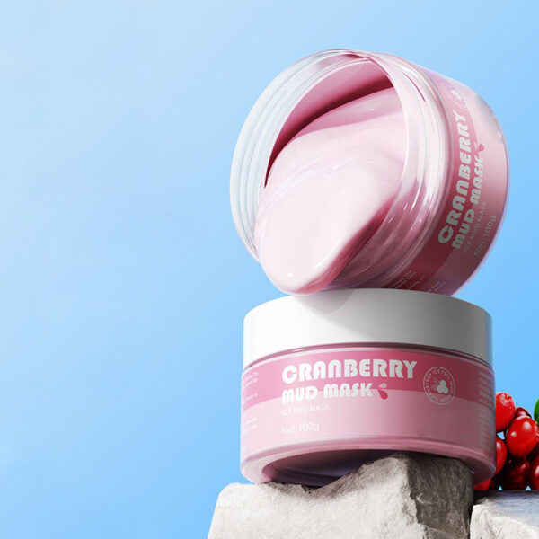 Cranberry Pore Purifying Clay Mask – Deep Cleanse, Oil Control & Hydration - Image 2